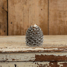 4.25" Moving Flame Pinecone Candle