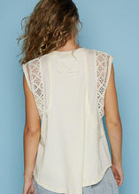 Oversized Crochet Top - Cream