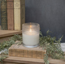 5" Dotted Glass Flameless Candle