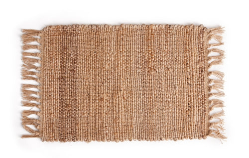 Natural Woven Fringe Placemat