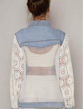 Oversized Patch Denim Jacket