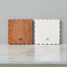Square Scalloped Board Duo