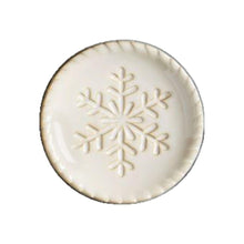 White Christmas Tidbit Plate - 4 Design Options