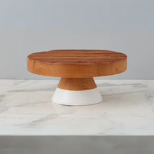 White Mod Block Cake Stand - Large