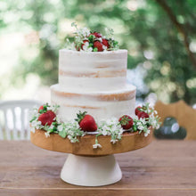 White Mod Block Cake Stand - Large