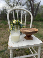 Classic Wood Pedestal Bowl