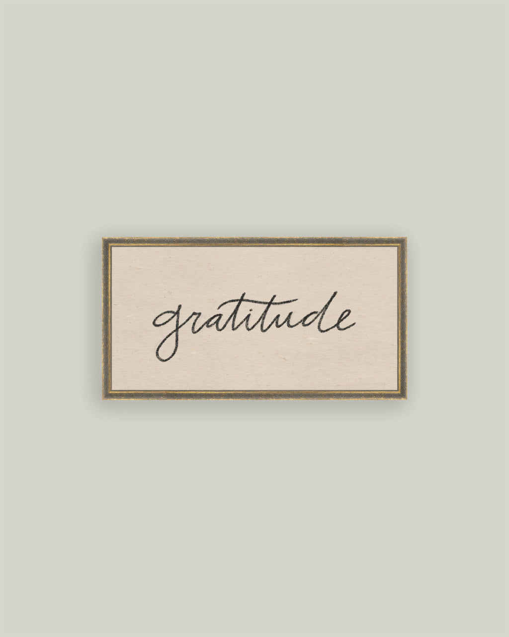 Gratitude