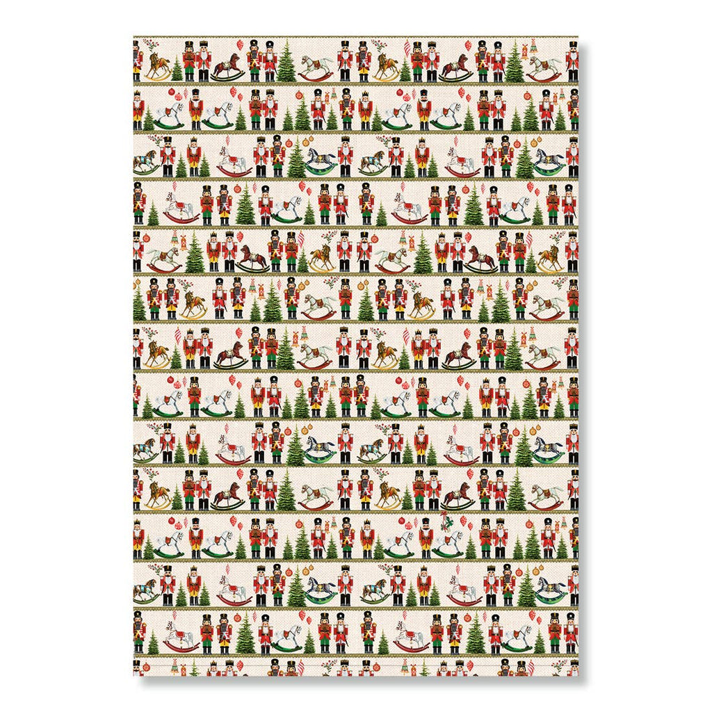 Nutcracker Christmas Wrapping Paper Book