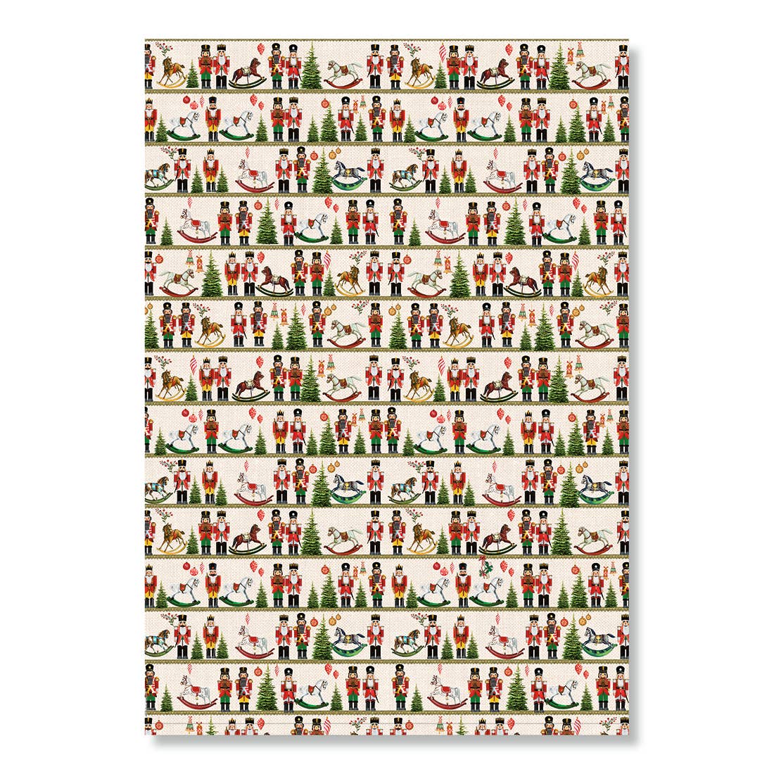 Nutcracker Christmas Wrapping Paper Book