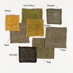 24x24 Lina Linen Pillow Avocado
