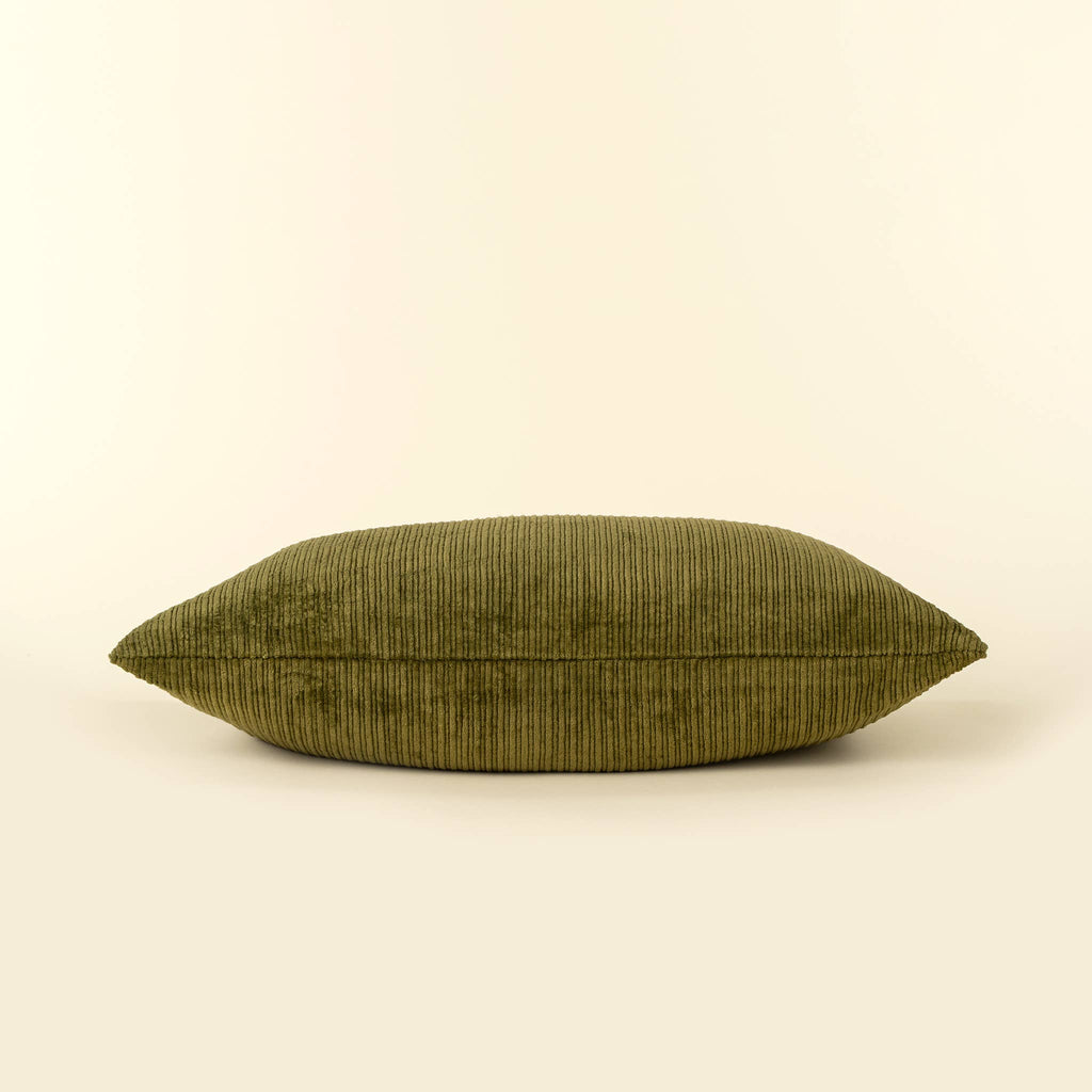 16x24 Wide Wale Corduroy Pillow - Moss