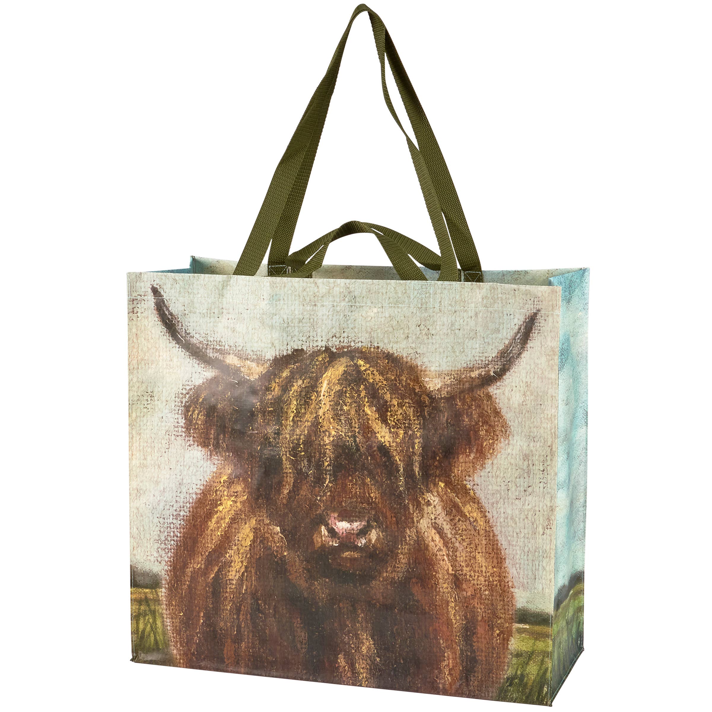 Highland Cows Shopping Tote