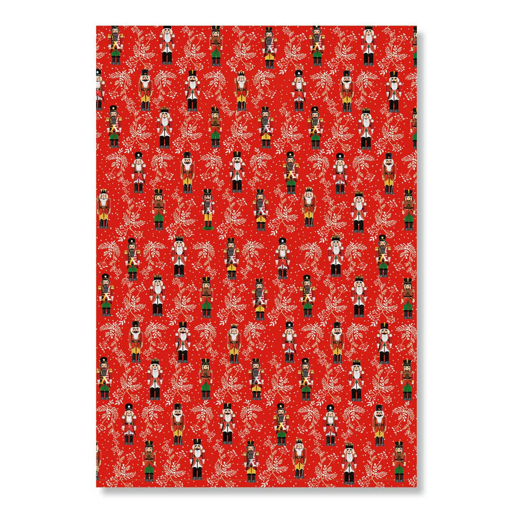 Nutcracker Christmas Wrapping Paper Book