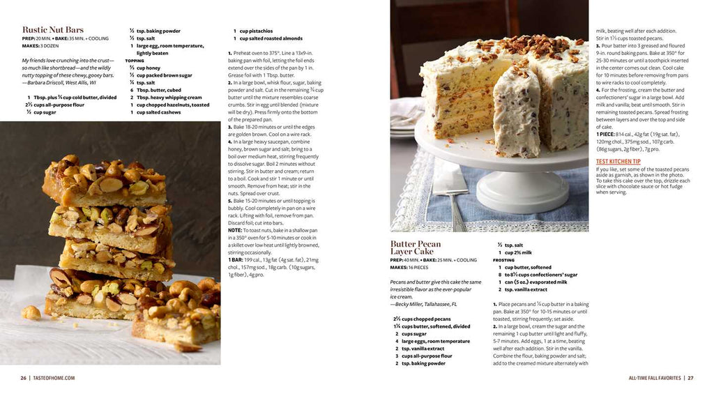 Taste of Home Fall Baking