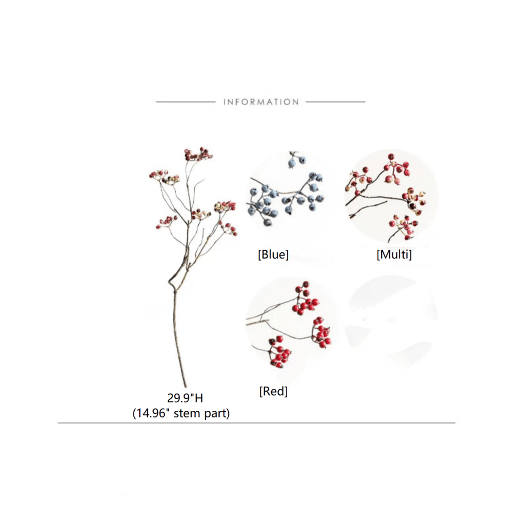 Mini Fruit Berry Stem 30"
