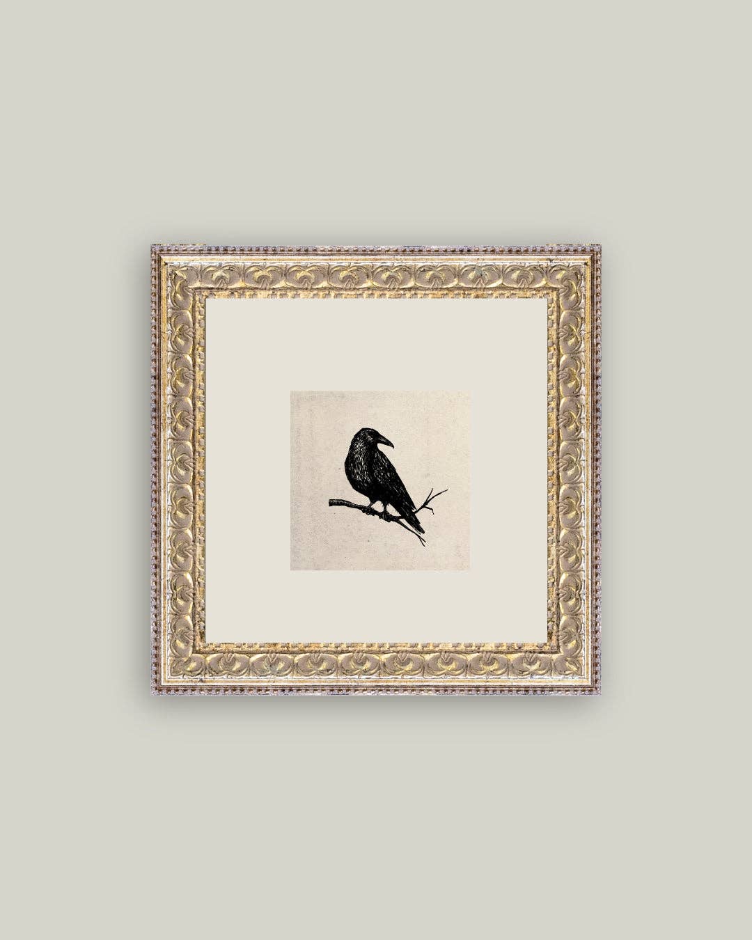 Crow Framed