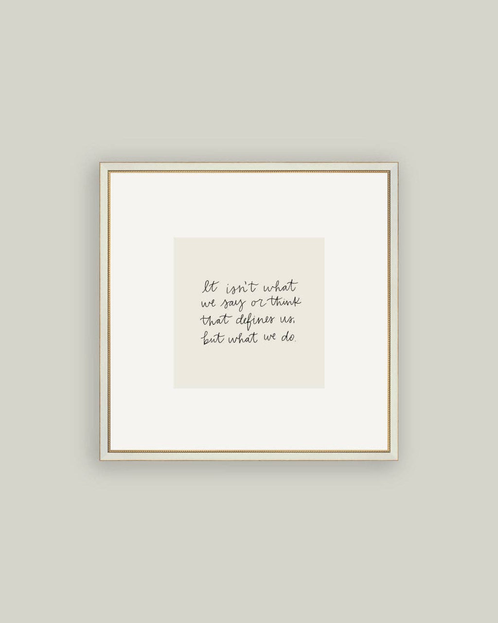 It Isn't Framed Antique Art