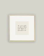 It Isn't Framed Antique Art