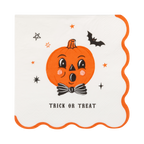 Vintage Halloween Characters Cocktail Napkin