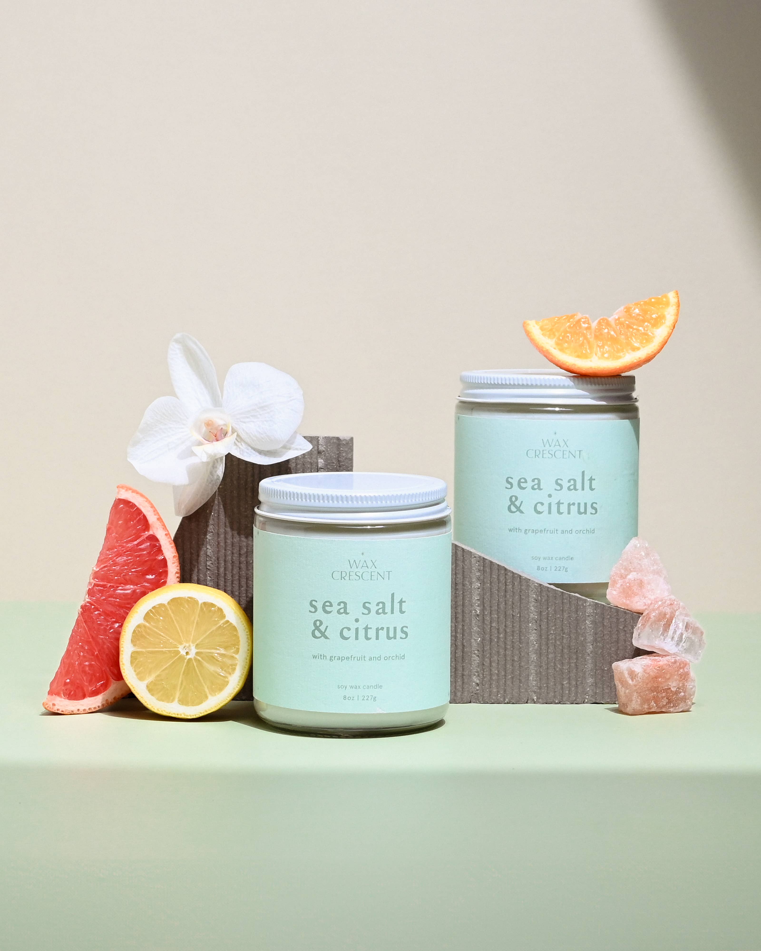 Sea Salt & Citrus Soy Wax Candle