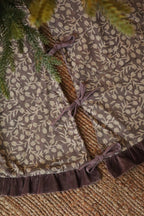 Wildvine Velvet Ruffle Tree Skirt, Heather