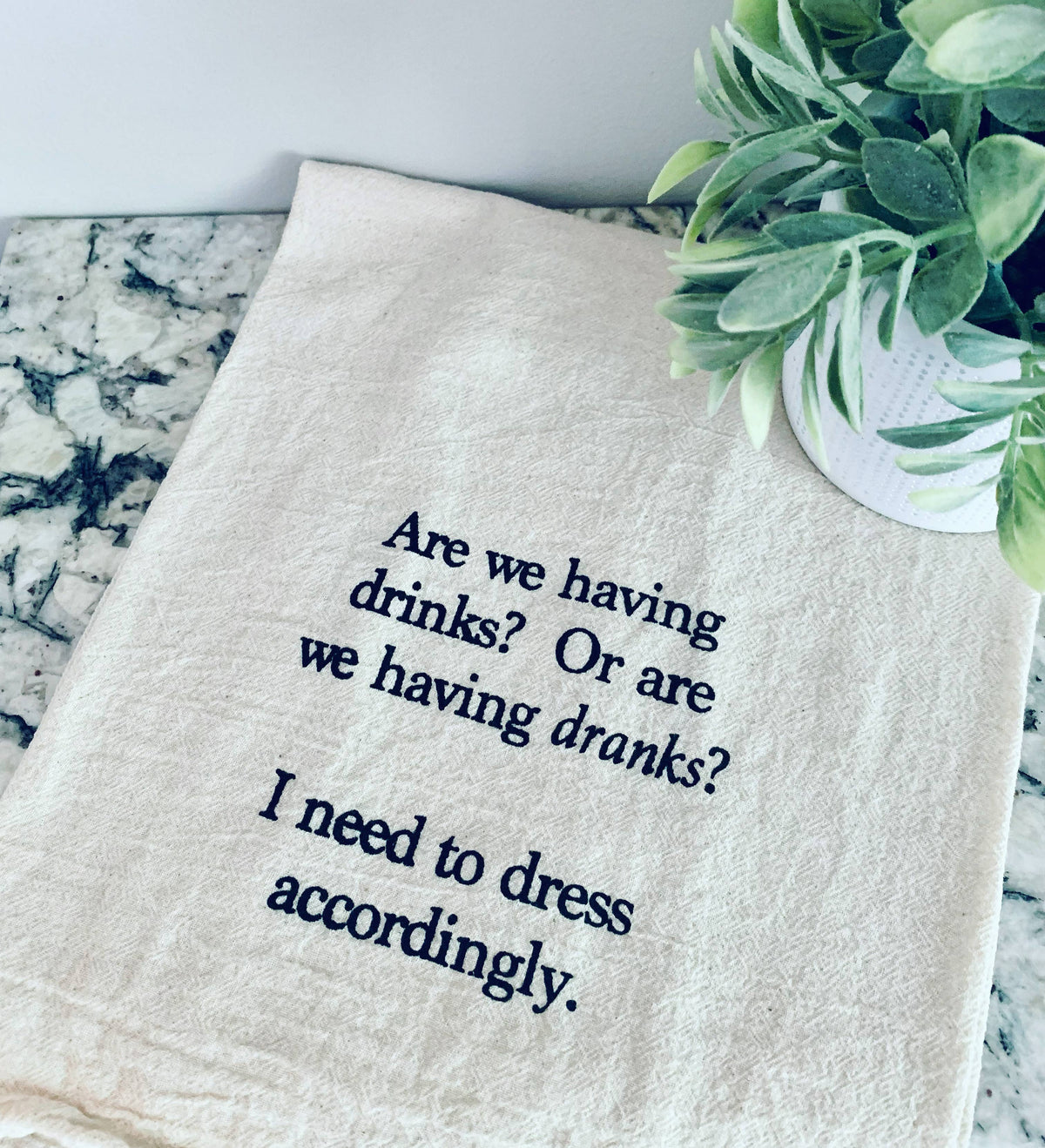 Being Friends With You Tea Towel