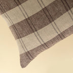 20x20 Fieldstone Plaid Linen Pillow