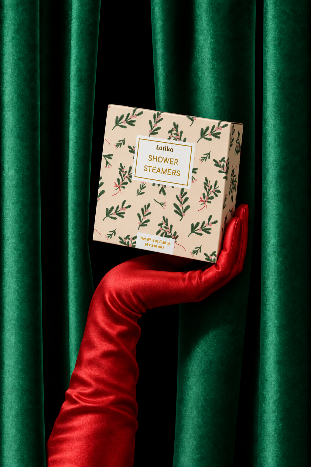 Christmas Holly Shower Steamers