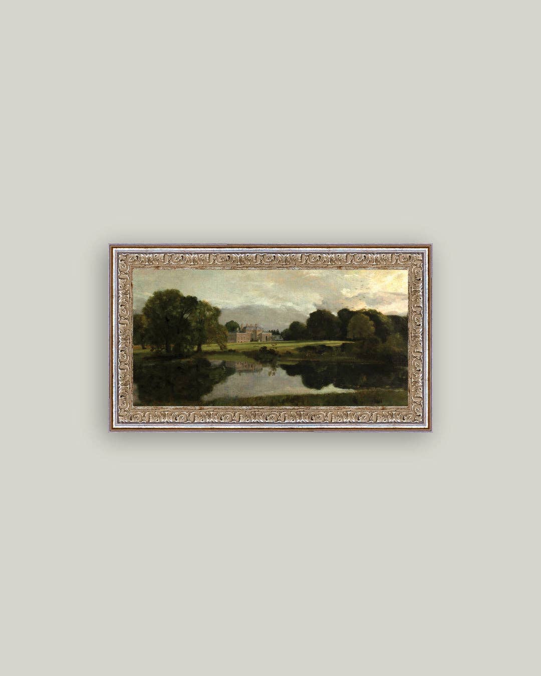 Malvern Hall in Warwickshire Framed Antique Art