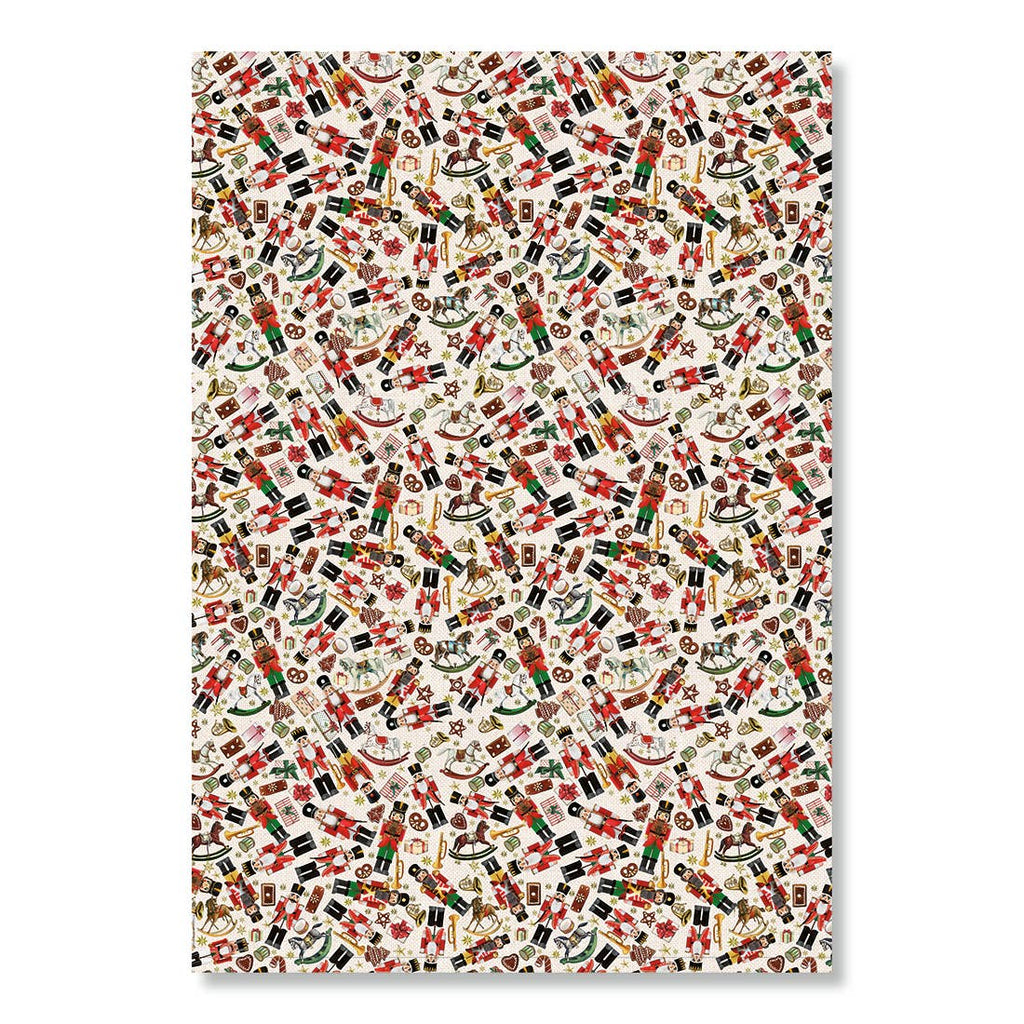 Nutcracker Christmas Wrapping Paper Book