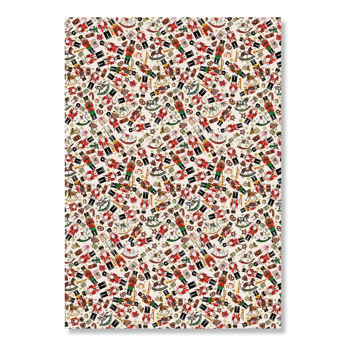 Nutcracker Christmas Wrapping Paper Book