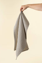 Black Ticking Tea Towels S/2