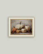 Vintage Pumpkins Framed