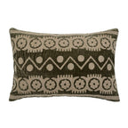 16x24 Velvet Embroidered Pillow