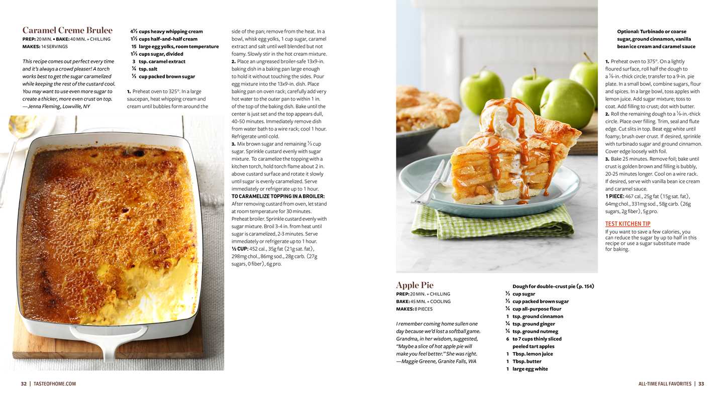 Taste of Home Fall Baking