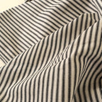Black Ticking Table Runner 108"