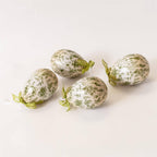 Green Toile Decoupage Large Egg