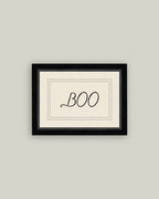 Vintage Boo Framed