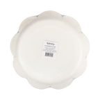 Scalloped Rust Paper Plates