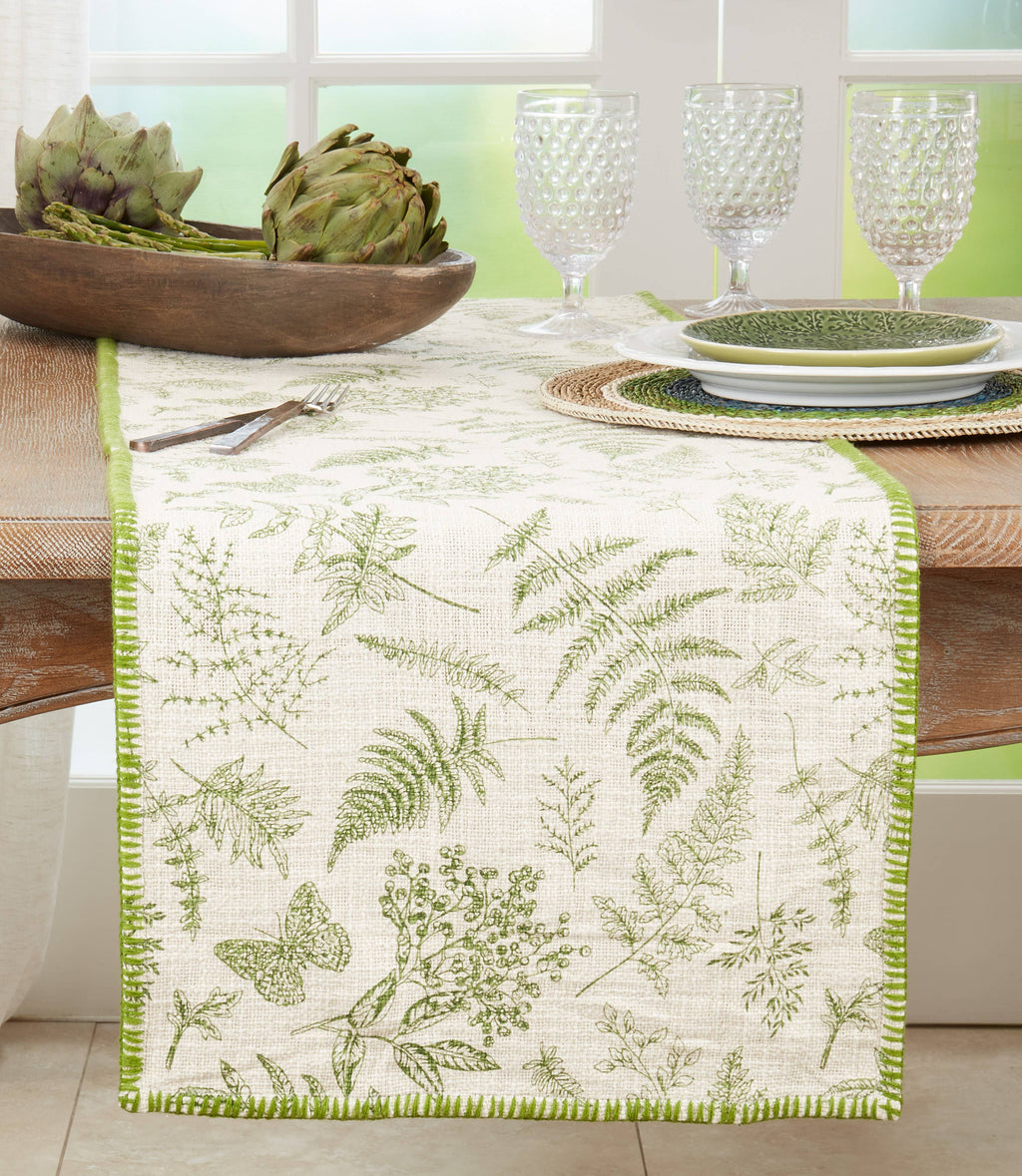 Leaf Whipstitch Runner
