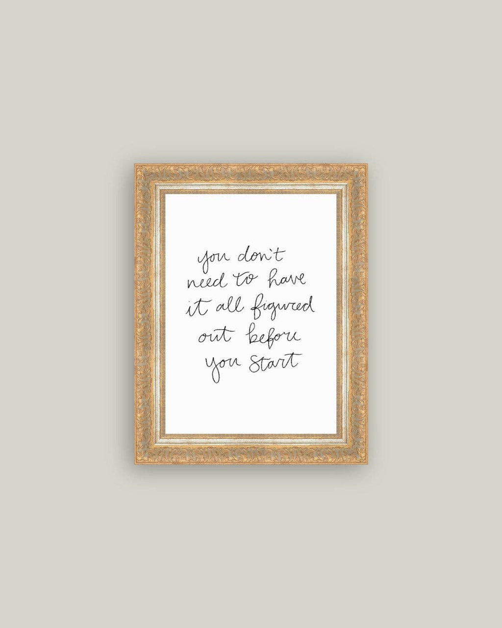 You Don't Need Framed Antique Art
