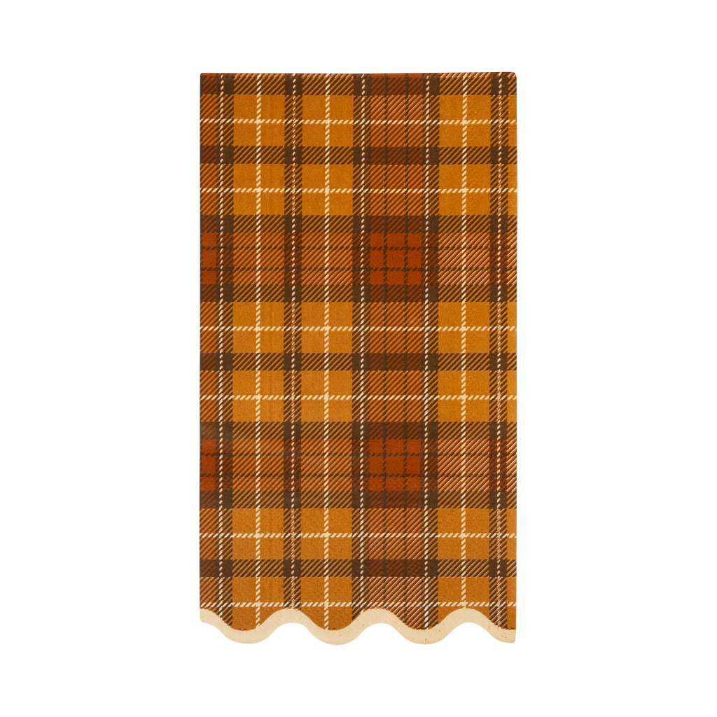 AUT1339 - Autumn Plaid Dinner Paper Napkins