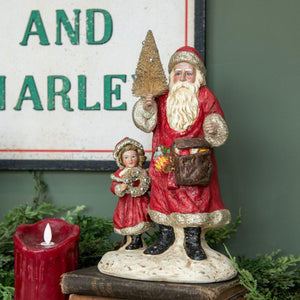 11" Santa and a Child