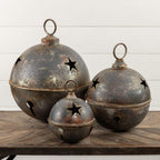 11.25" Grey Star Sleigh Bell