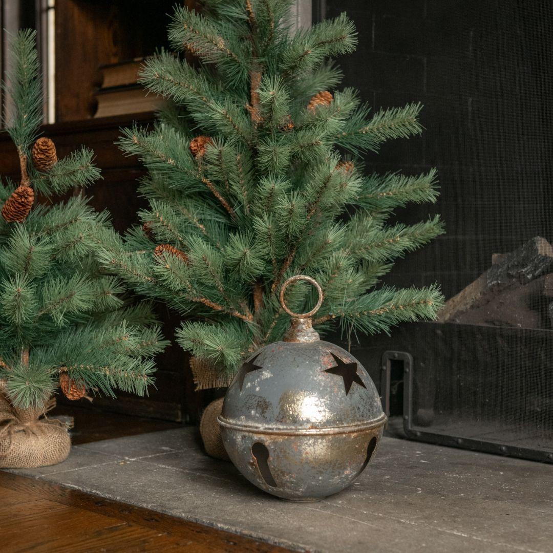 11.25" Grey Star Sleigh Bell