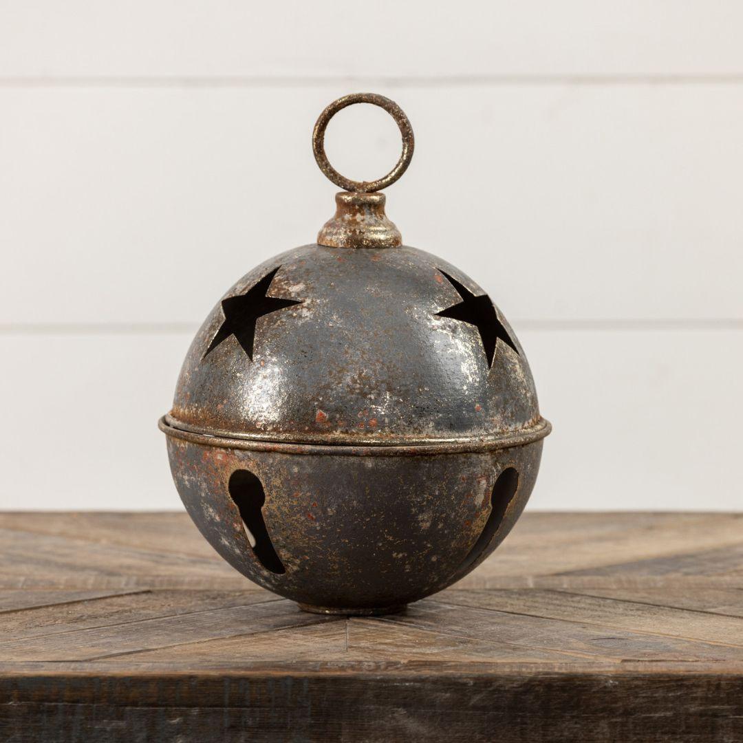 11.25" Grey Star Sleigh Bell