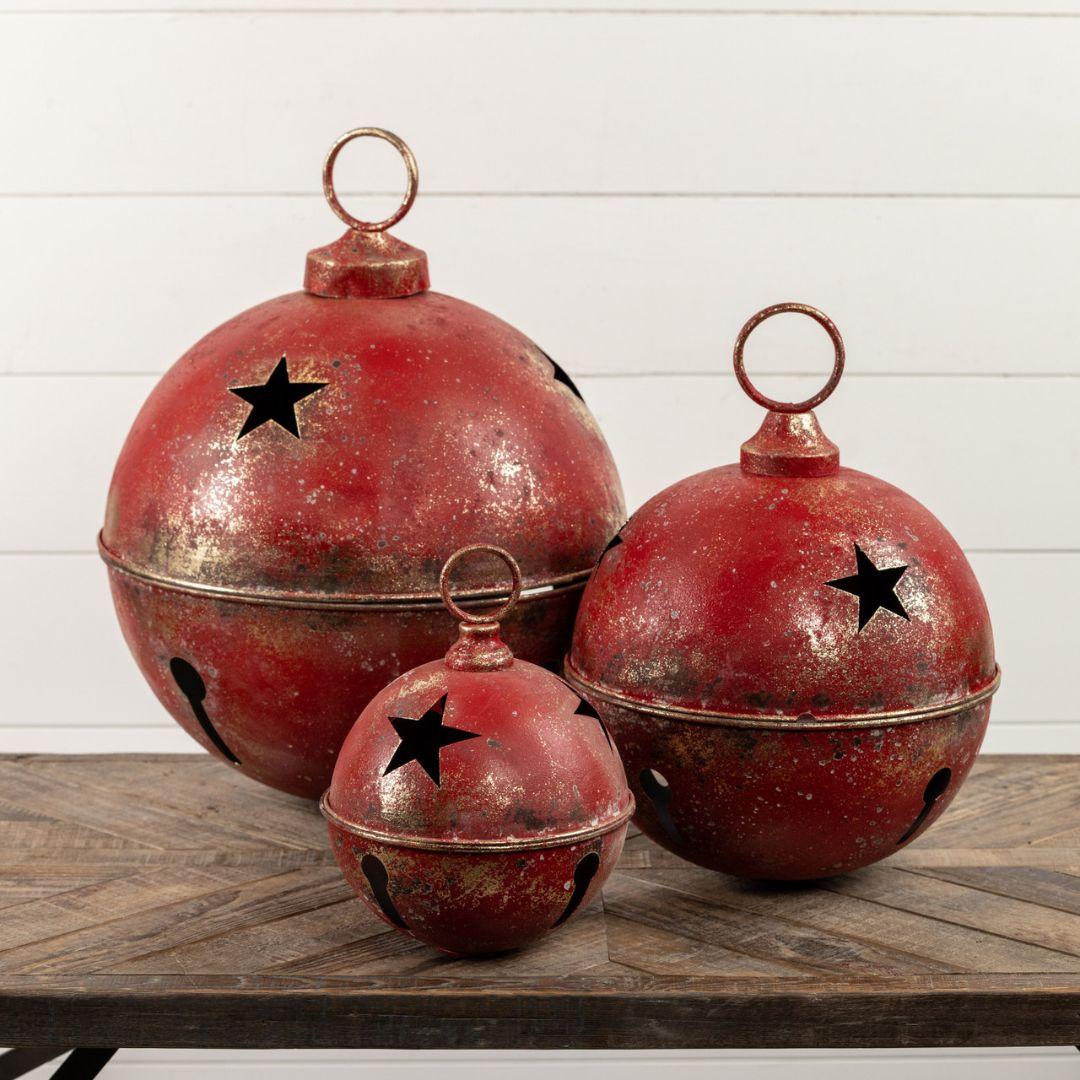 11.25" Red Star Sleigh Bell