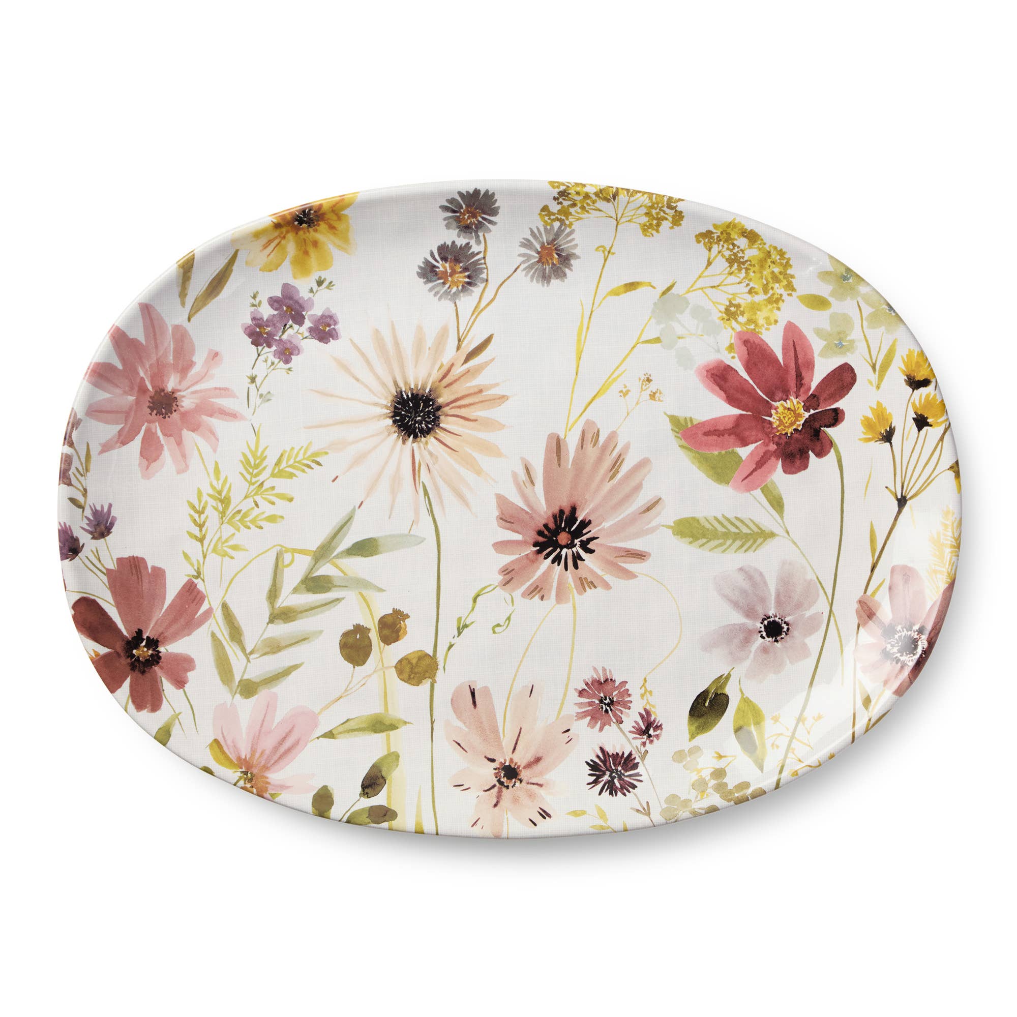 Wildflowers Oval Platter