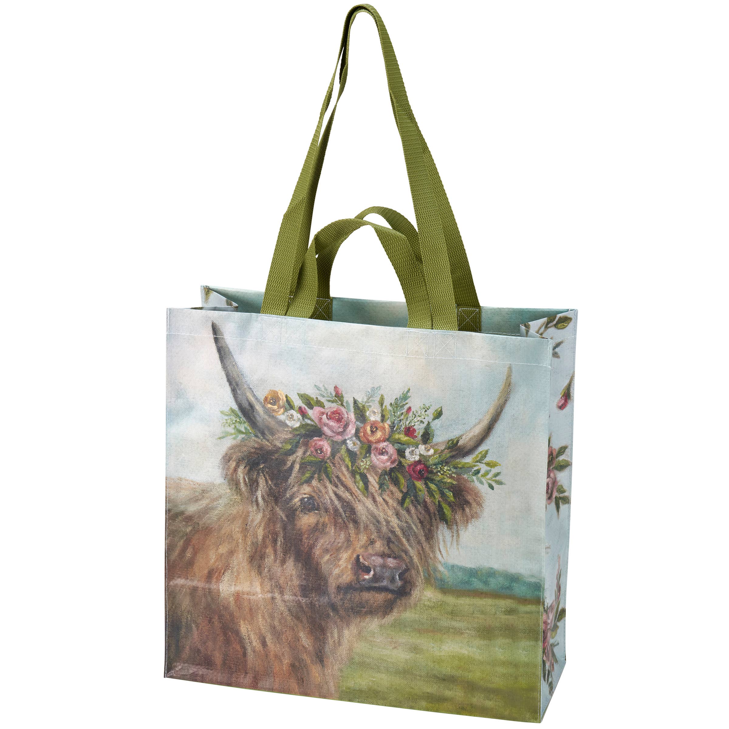 Floral Highland Market Tote