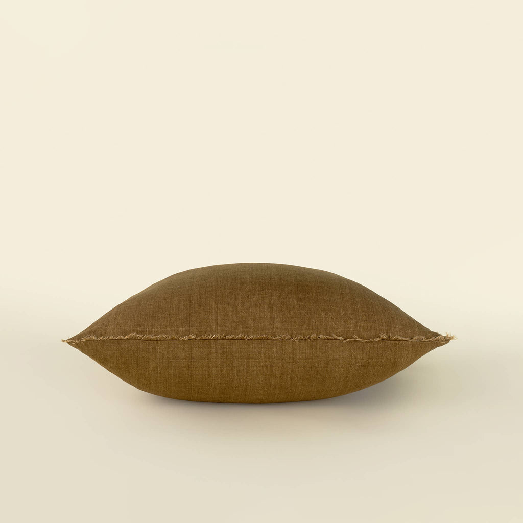 20x20 Lina Linen Pillow Tawny